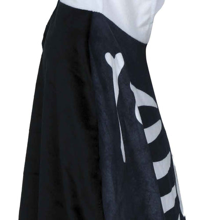 Halloween-poncho til baby – skelet