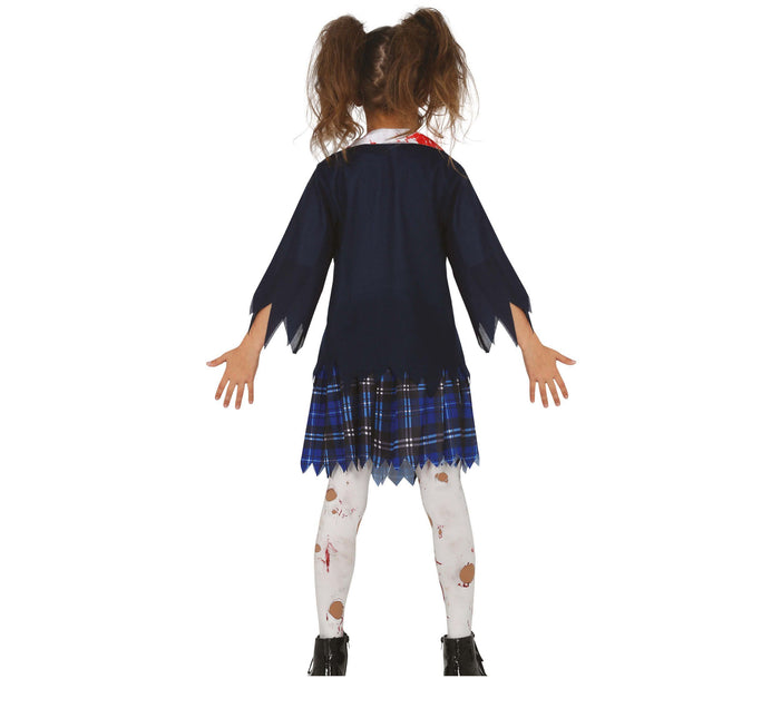 Halloween-kostume Pige Zombie Scholar