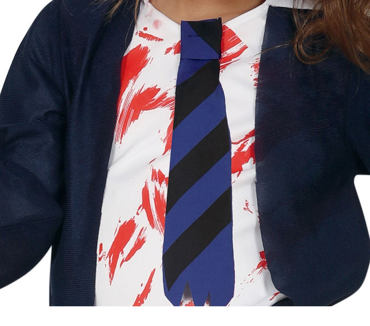 Halloween-kostume Pige Zombie Scholar