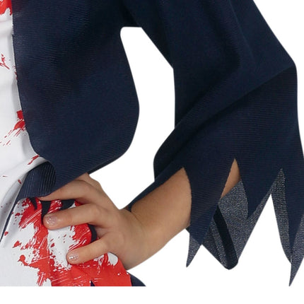 Halloween-kostume Pige Zombie Scholar