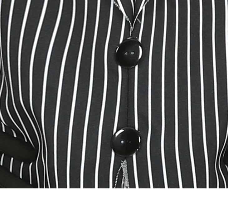 Skelet halloweenkostume barn sort hvid