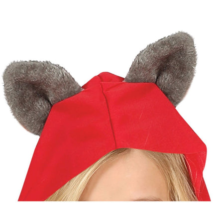 Rødhætte halloweenkostume pige