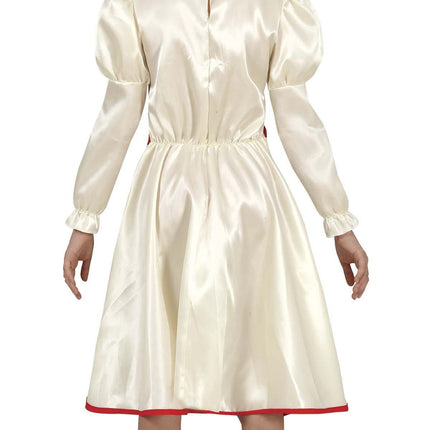 Annabelle Halloween-kostume pige hvid