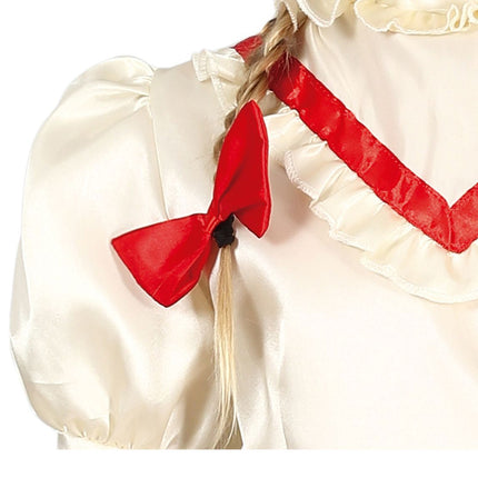 Annabelle Halloween-kostume pige hvid