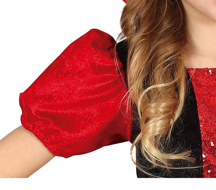 Djævel halloweenkostume pige