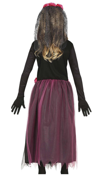 Dia De Los Muertos-kostume pige