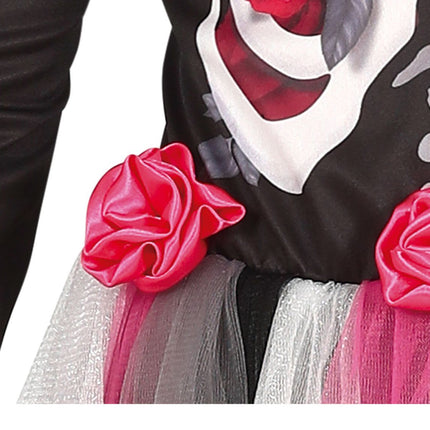 Dia De Los Muertos-kostume pige