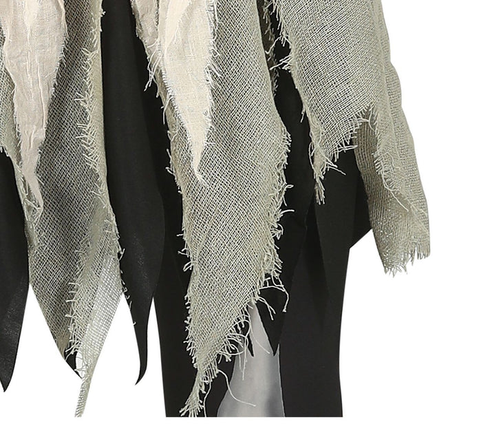 Skelet halloweenkostume pige sort