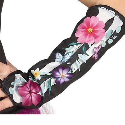 Dia De Los Muertos-kostume pige