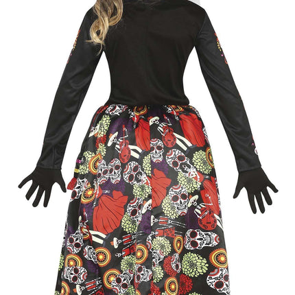 Dia De Los Muertos Kostume Pige Blomst