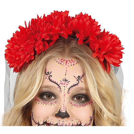 Dia De Los Muertos Kostume Pige Blomst