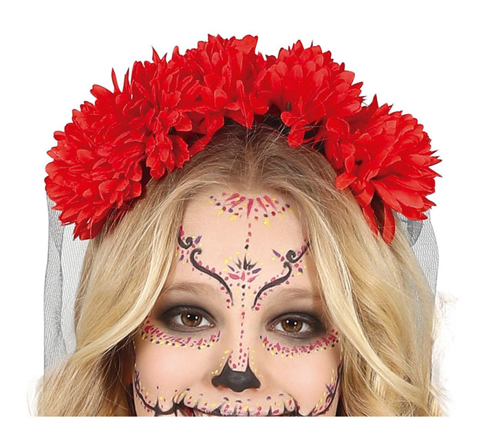Dia De Los Muertos Kostume Pige Blomst