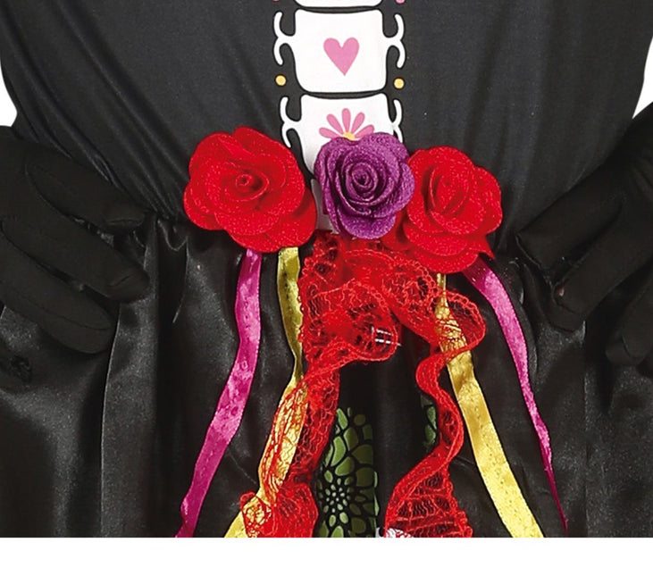 Dia De Los Muertos Kostume Pige Blomst