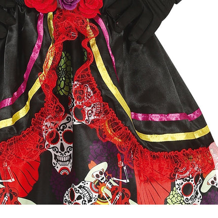 Dia De Los Muertos Kostume Pige Blomst
