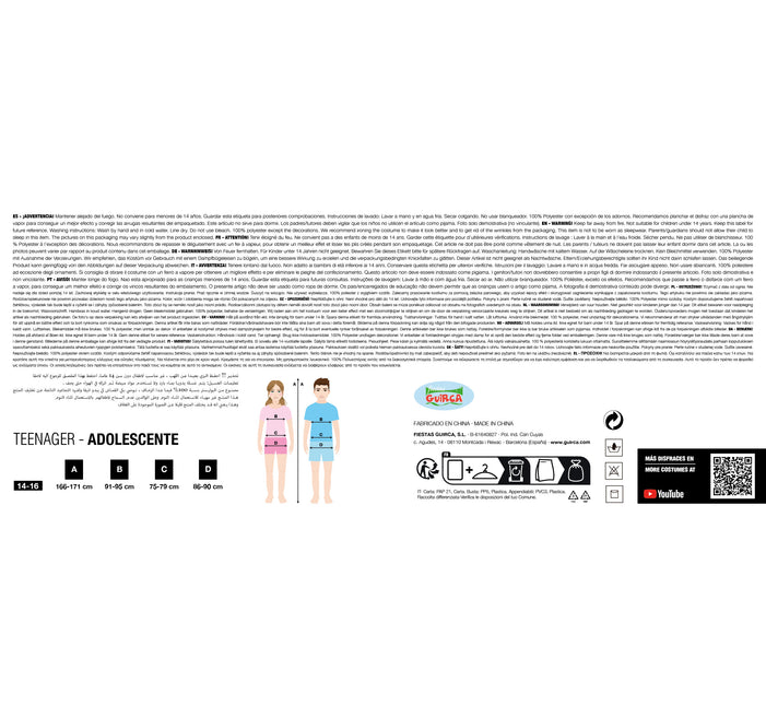 Ridderkostume 14/16 år