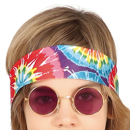 Hippie-kostume dreng blomster