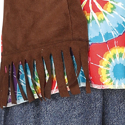 Hippie-kostume dreng blomster