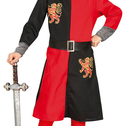 Ridderkostume dreng middelalderen