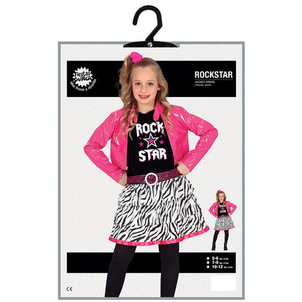 Rockstar-kostume pige