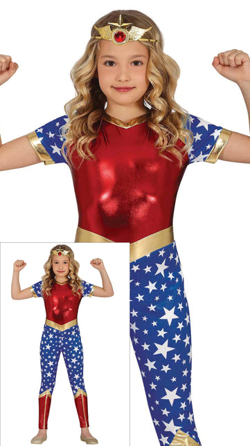Super Woman kostume pige