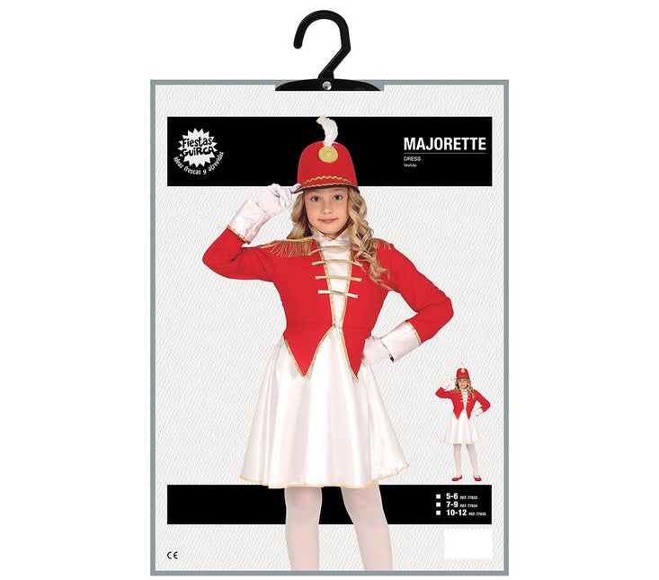 Majorette pige kostume