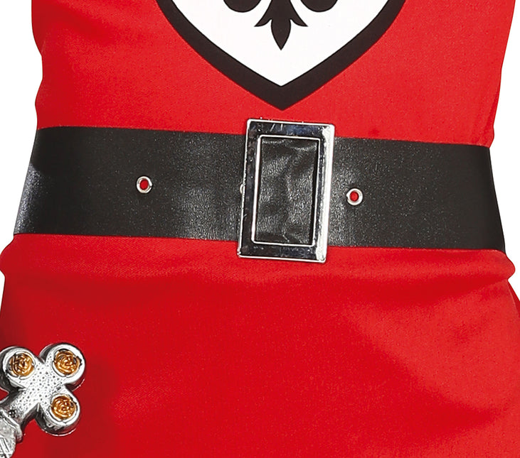 Ridderkostume dreng rød