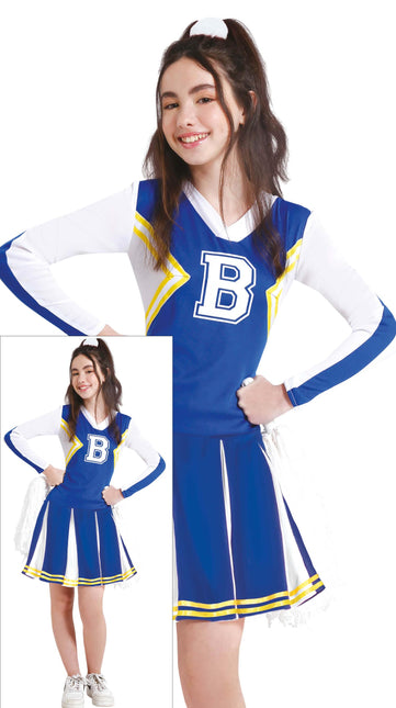 Cheerleader-dragt Teenager