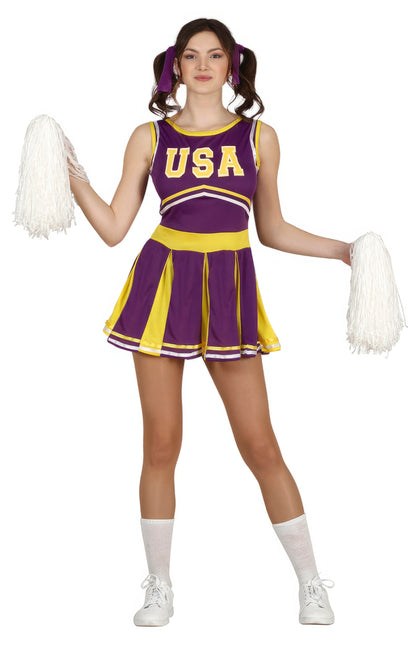 Cheerleader pige kostume 14/16 år