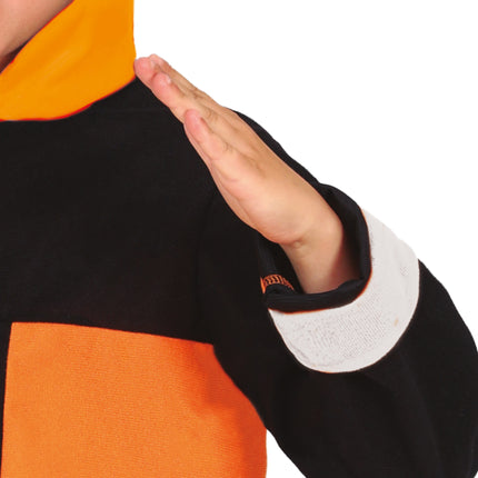 Ninja kostume dreng orange sort