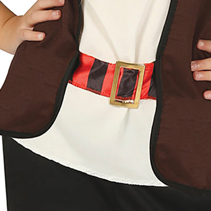 Piratdragt Brun pige