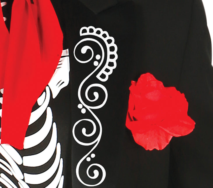 Mexicaans Kostuum Heren skelet