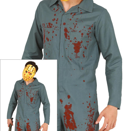 Psycho Halloween-kostume Jumpsuit til mænd
