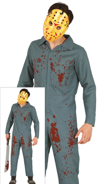 Psycho Halloween Kostuum Heren jumpsuit