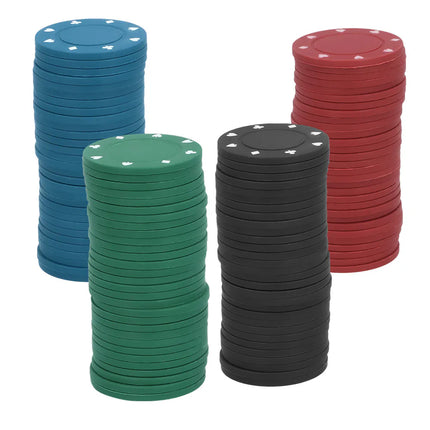 Drikspilssæt: Drinking Poker (120 pokerchips, 1 sæt spillekort, 4 shotglas)