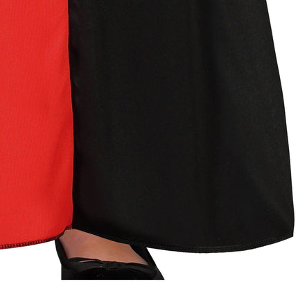 Vampyr halloweenkostume pige sort