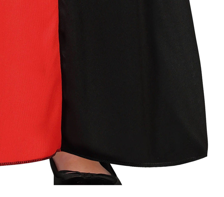 Vampyr halloweenkostume pige sort