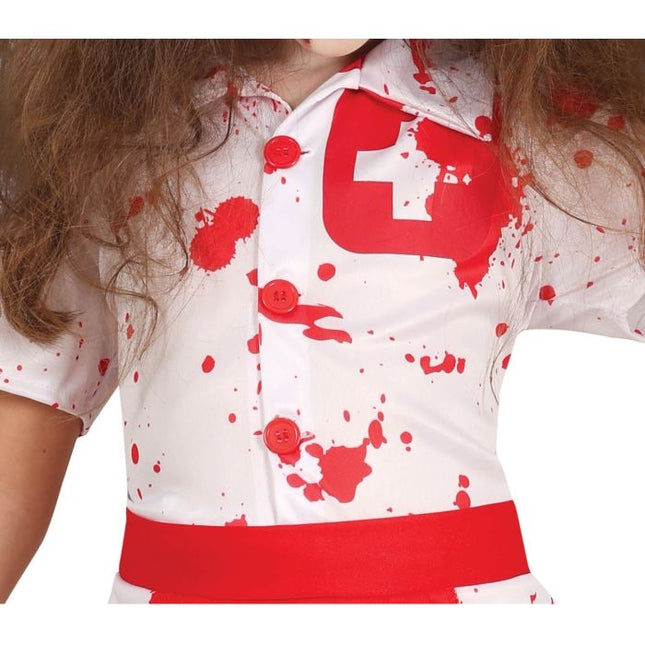 Søster halloweenkostume pige blod