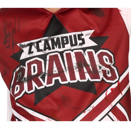 Zombie sportsmand halloweenkostume barn