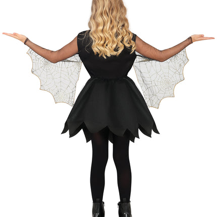 Halloween-kjole pige Spindelvæv og edderkop