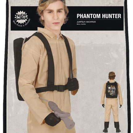 Spøgelsesjæger halloweenkostume mænd