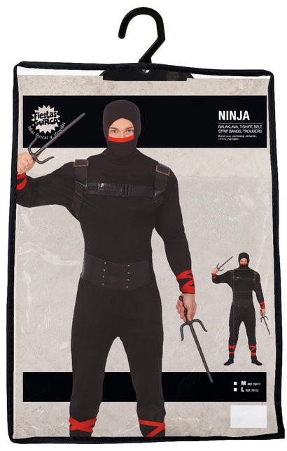 Ninja-kostume barn sort