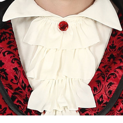 Vampyr halloweenkostume mænd rød hvid