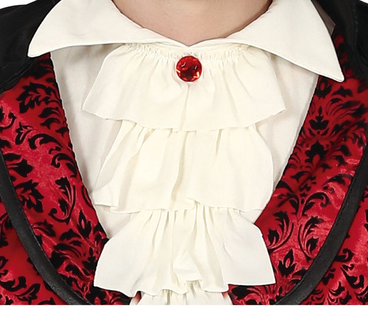 Vampyr halloweenkostume mænd rød hvid