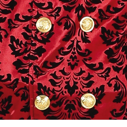 Vampyr halloweenkostume mænd rød hvid