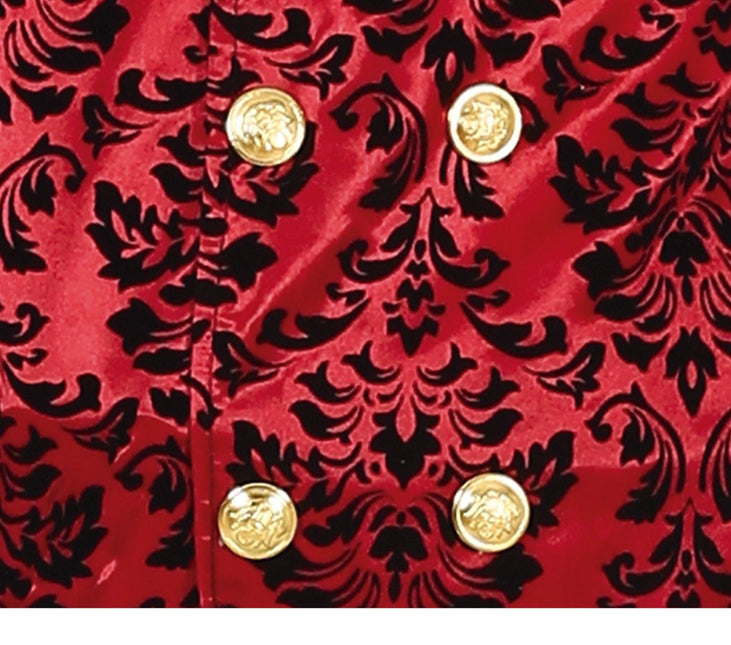 Vampyr halloweenkostume mænd rød hvid