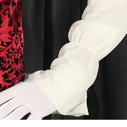 Vampyr halloweenkostume mænd rød hvid