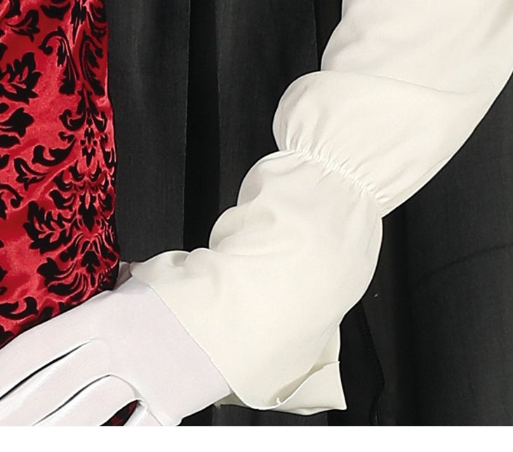 Vampyr halloweenkostume mænd rød hvid