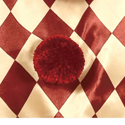 Gyserklovn halloweenkostume mænd rød