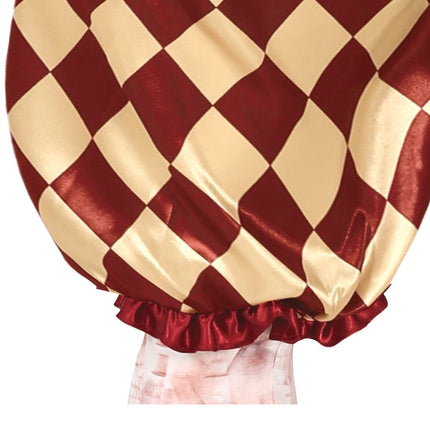 Gyserklovn halloweenkostume mænd rød