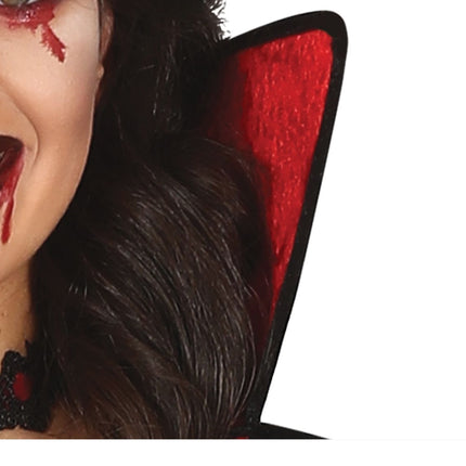 Vampyr halloweenkostume til damer rød